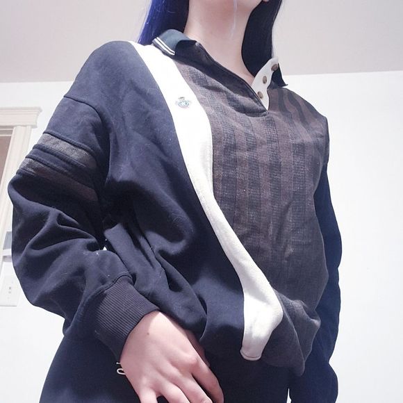 Knights of Round Table Retro Vintage 90s Long Sleeve Sweatshirt - Picture 4 of 11